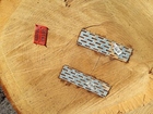 Płytka przeciw pękaniu drewna taśma brakarska 1,5x1,5x35x147 - 100 sztuk (esy, klamry) (2)